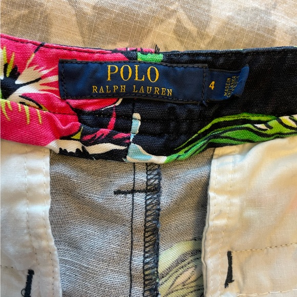 Floral Polo Ralph Lauren linen/Cotten blend shorts - Picture 4 of 4
